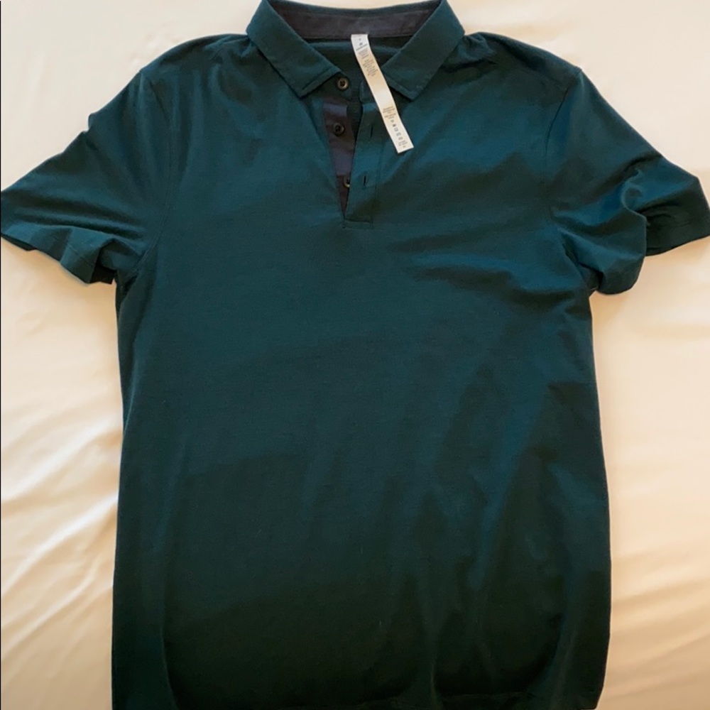 Lululemon Men’s Small Green Polo